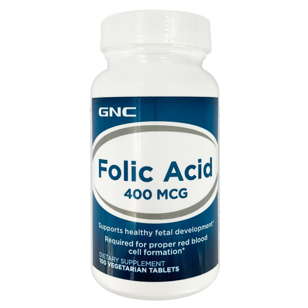 GNC Folid Acid 400mcg 100s
