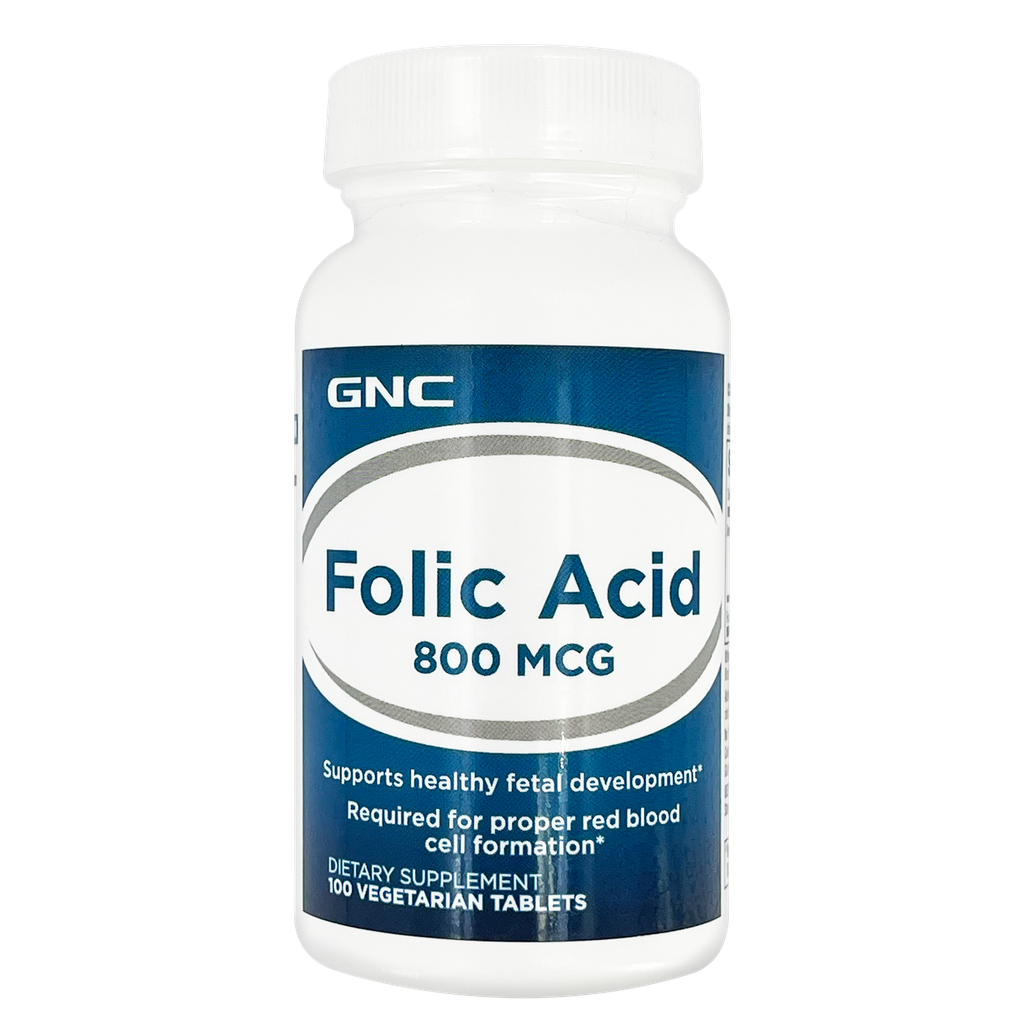 GNC Folic Acid 800 mcg 100s