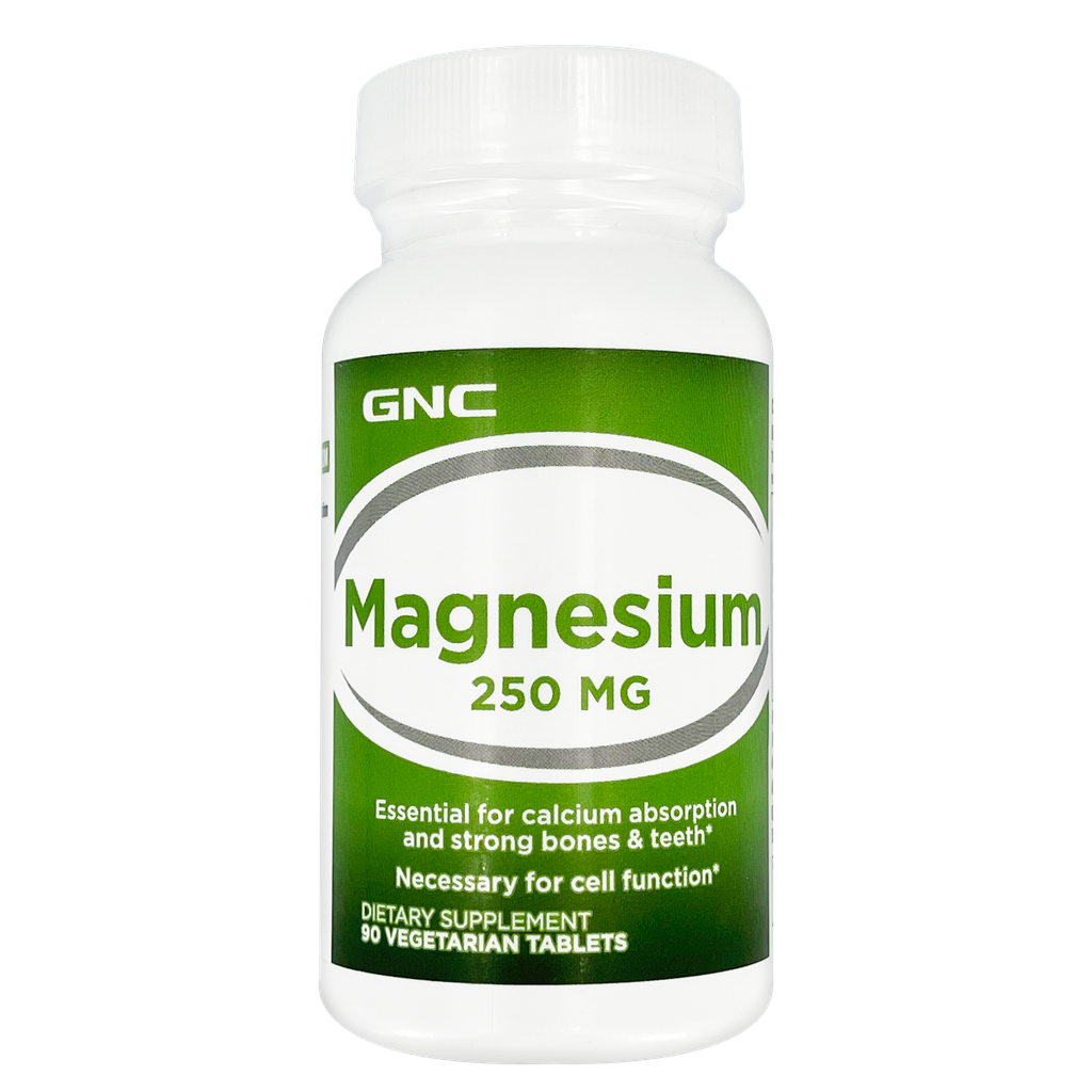 GNC Magnesium Vegetarian Tablets 250mg 90s