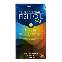 [048107178659] GNC Triple Strength Fish Oil Plus CoQ-10 60s