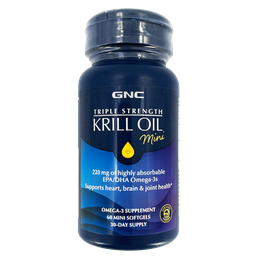 [048107170509] GNC Triple Strength Krill Oil Mini 60s